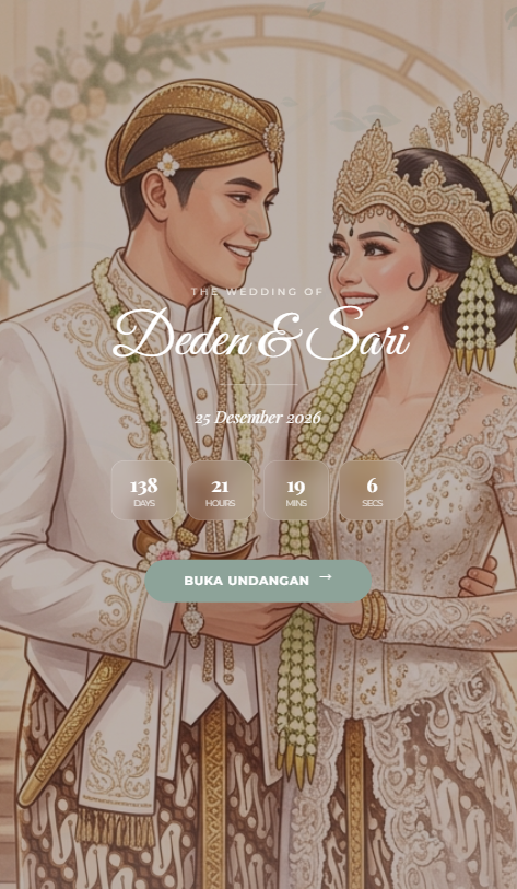 Wedding Invitation: Adat Sunda